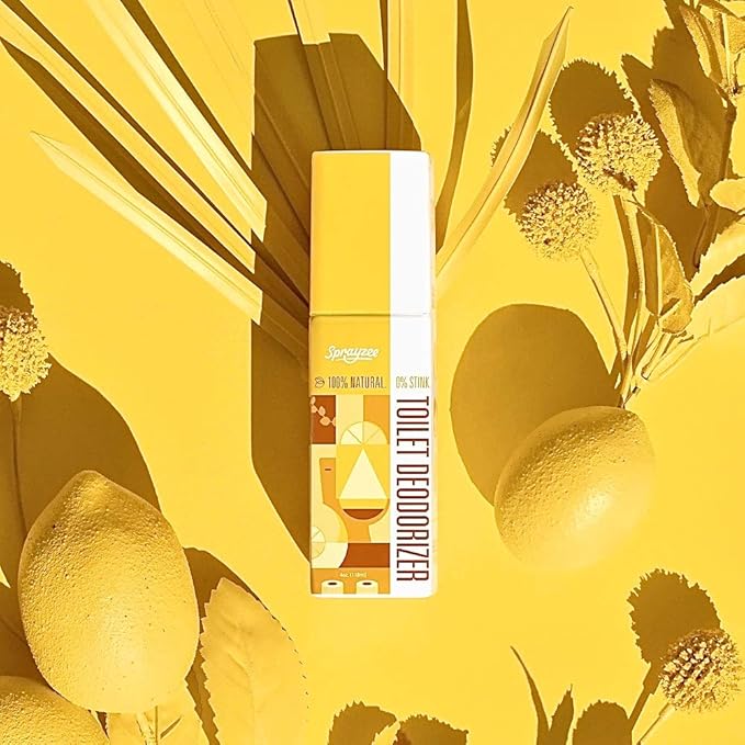 #1 Strongest Natural Toilet Spray for Poop + Bathroom Air Freshener (Citrus Haven) Extra Long Lasting Before You Go Toilet Spray Bathroom Poop Spray & Toilet Deodorizer w/Premium Grade Essential Oils