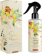 Linen & Room Air Freshener Spray Room Mist, with Natural Plant Extract, Scented Room Spray for Home Fragrance Fabric Spray Freshener Sweet Vanilla, 8.5 FL OZ