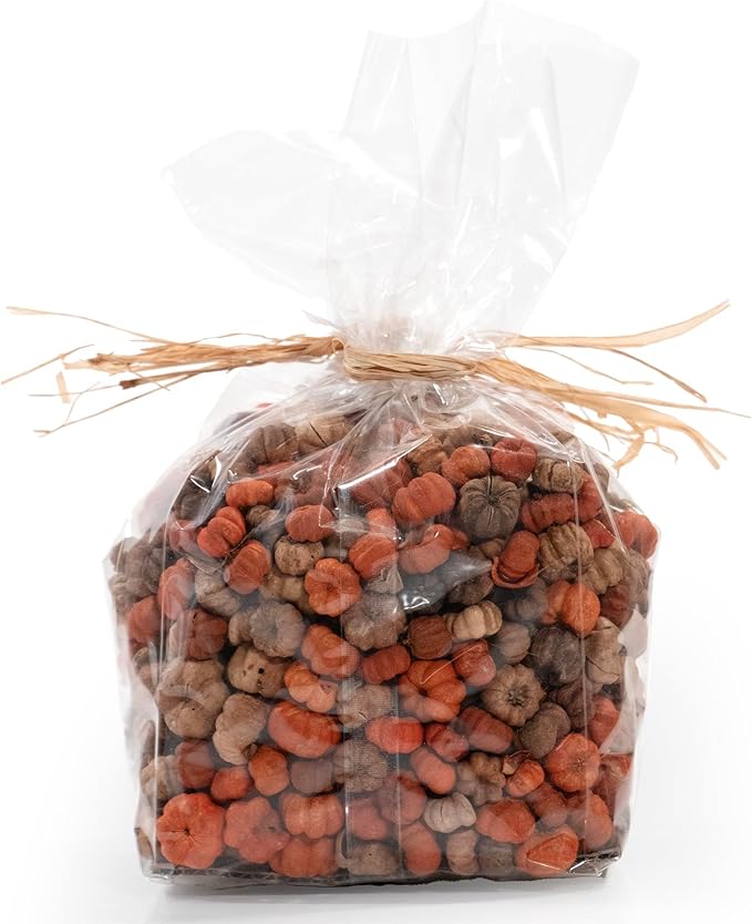 ANDALUCA Natural Vase Fillers | Fall Fragrance Scented Putka Pods Potpourri Home Décor (Mixed Putka Pods)