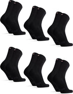 DANISH ENDURANCE Viscose Dress Socks, Premium, Soft, Breathable, Dress Socks for Men & Women, Unisex, 6-Pack