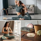 Travertine Incense Holder 2PCS, Natural Marble Incense Holder for Sticks with 9 Incense Holes, Sturdy Incense Burner Ash Catcher, Ideal for Meditation, Relaxing