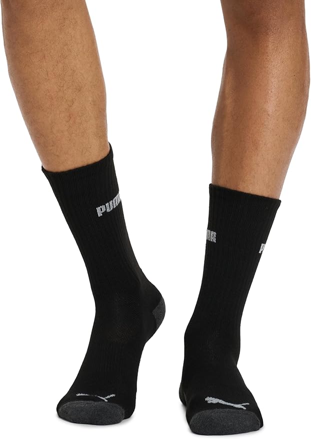 PUMA mens 6 Pack Crew Socks