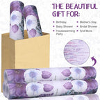 Fainne 12 Sheets Drawer Liners for Dresser Scented Drawer Paper Liner Non-Adhesive Fragrant Liners 15.7 x 22.8 in for Dresser Closet Shelves Kitchen Cabinet Shelf Bedroom(Fresh Lavender)