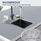 Shelf and Drawer Liner, Kitchen Cabinet Liners Non-Adhesive Thick Non-Slip Waterproof Washable Fragrant Mats Protect Dresser Shelves Cupboard Bathroom Cabinets, Gray, 12 in X 20 FT