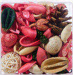 Potpourri Bowl Fillers - Rose Scented Vase Fillers Fragrance | Pink Home Decor | Fragrance for Bathroom Living Room Bedroom | Air Freshener, Gifts (Pinecone)