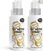 Clean-n-Fresh Toilet Spray 6.8 Fl.Oz, Vanilla Scent, Natural Plant Essential Oil Air Freshener & Odor Eliminator