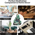 Dragon Waterfall Incense Burner,Backflow Incense Burner with 20 Incense Cones and 30 Incense Sticks，Ceramic Incense Cone Holder Used for Relaxation, Meditation, and Home Decoration (Green)