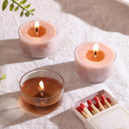 Scented Tea Lights Candles, Bayberry Crush, 16 Pack – Berry Red Scented Tealight Candles – 100% Palm Wax, 6 Hour Burn Aromatherapy Tea Light Votive Candle for Home, Holiday, Dinner