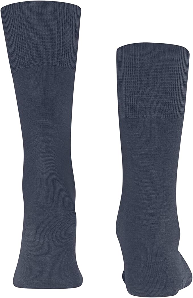 FALKE Men's Airport Dress Socks, Premium Merino Wool Cotton Blend, Sustainable Luxury, Eco-Friendly Business Casual, 1 Pair