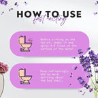 Clean-n-Fresh Toilet Spray for Poop, Lavender 6.8 Fl.Oz, Air Freshener Bathroom Spray, Odor Eliminator| Up to 400+ Uses