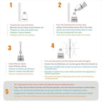 50 Pieces Fiber Reed Diffuser Replacement Refill Sticks for Aroma Fragrance (White, 12" x4mm)