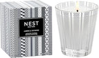 NEST New York Scented Classic Candle, Amber & Incense - 8.1 oz - Up to 60-Hour Burn Time - Reusable Glass Vessel