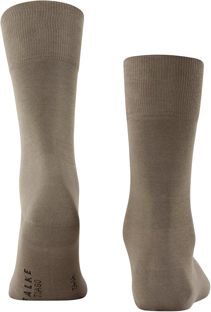 FALKE Men's Tiago Dress Socks, Sustainable Cotton, Crew, 1 Pair