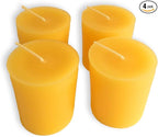 100% Pure Beeswax 15-Hour Votives Candles Organic Hand Made (4)