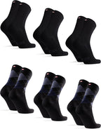 DANISH ENDURANCE Viscose Dress Socks, Premium, Soft, Breathable, Dress Socks for Men & Women, Unisex, 6-Pack