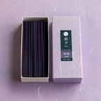 Asayu Japanese Low Smoke Incense Sticks Wagiku Japanese Chrysanthemum Scent (40gr), Made in Japan Quality (Wagiku Japanese Chrysanthemum 40gr)