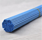 100 Pieces Fiber Reed Diffuser Replacement Refill Sticks (12" x 3mm, Ice Blue)