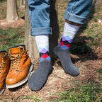 DRASEX Men's Dress Socks Funky Colorful Pattern Cotton Novelty Casual Crew Socks