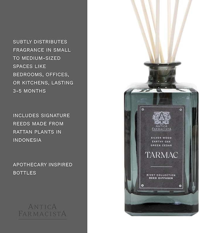 Antica Farmacista Home Ambiance Diffuser,Tarmac, 10.8 Fl Oz