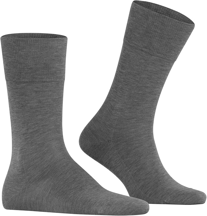 FALKE Men's Tiago Dress Socks, Sustainable Cotton, Crew, 1 Pair