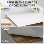 Shelf and Drawer Liner, Kitchen Cabinet Liners Non-Adhesive Non-Slip Waterproof Washable Mats, Protect Dresser Shelves, White, 12 in X 10 FT