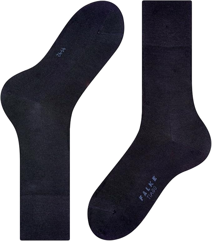 FALKE Men's Tiago Dress Socks, Sustainable Cotton, Crew, 1 Pair