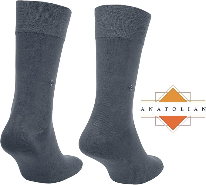 anatolian DRESS SOCKS Natural Comfortable Soft Classy - Made In TURKEY for Men Women Dress or Casual Footwear