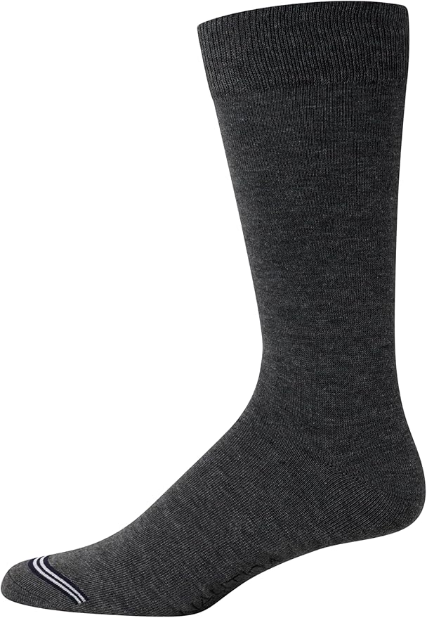 Nautica Mens Dress Socks - 5 Pack Breathable Comfort Stretch Crew-Length Work Socks for Men for Business Formal Wear (6-12.5)