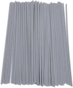 Resafy Reed Diffuser Sticks, Jecnovo Pack of 100 Fiber Sticks with Handmade Linen Bag, Safe and Non-Toxic, 9 Inches Long 3mm Diameter Aromatherapy Diffusers for Home, Spa and Office(Grey)