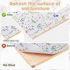 Drawer and Shelf Liner, Non-Slip Kitchen Cabinet Liners Non-Adhesive Thick Strong Grip Waterproof Washable Mats Protect Dresser ShelvesCabinets, Flower, 12 in X 10 FT