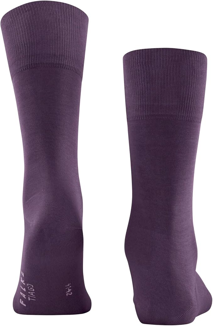 FALKE Men's Tiago Dress Socks, Sustainable Cotton, Crew, 1 Pair