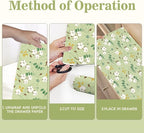 SCENTORINI Drawer Liners for Dresser, Clean Cotton Scented Drawer Liners, Drawer Liner for Dresser Bedroom Shelf Closet, 6 Sheet