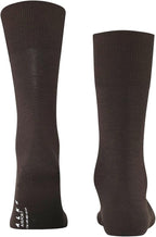 FALKE Men's Airport Dress Socks, Premium Merino Wool Cotton Blend, Sustainable Luxury, Eco-Friendly Business Casual, 1 Pair