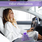 36 Pack Lavender sachets 100% Natural Dried Lavender Buds, French Lavender Strong Smell Fragrance for Drawers Closets Fresh Scents Home