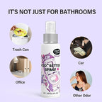 Clean-n-Fresh Toilet Spray for Poop, Lavender 6.8 Fl.Oz, Air Freshener Bathroom Spray, Odor Eliminator| Up to 400+ Uses