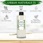 Urban Naturals Reed Diffuser Oil Refill Eucalyptus Sage with Mint, Lime, Cedarwood 8 oz + Free Reed Sticks, Made in The USA