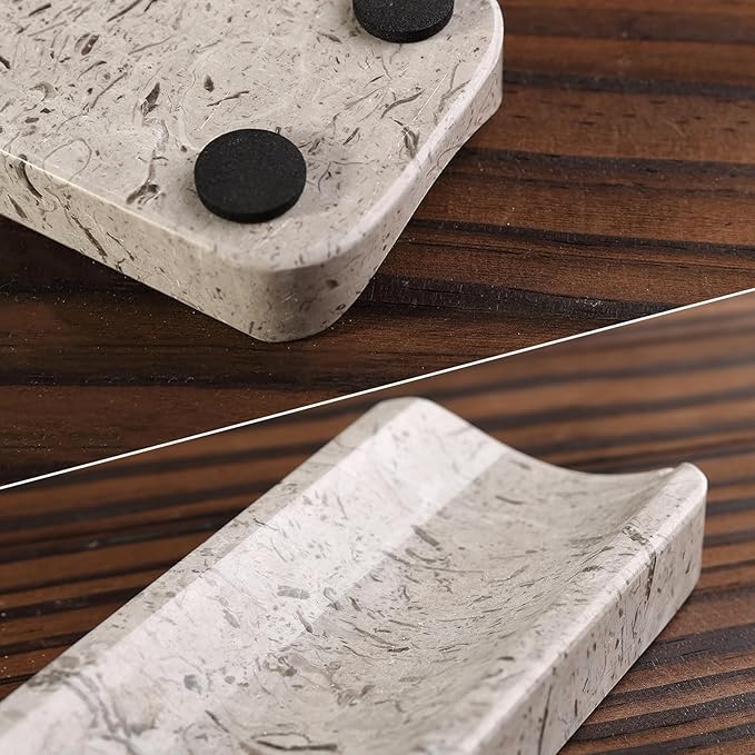 Koville Luxury Natural Marble Incense Holder, Incense Holders for Sticks, Incense Burner Holder, Ideal for Meditation and Relaxing, Easy to Clean