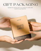 AOOVOO Vanilla Coconut Candle - Large Scented Candles 22oz, Soy Candles, Aromatherapy Candle, Soy Wax Candle