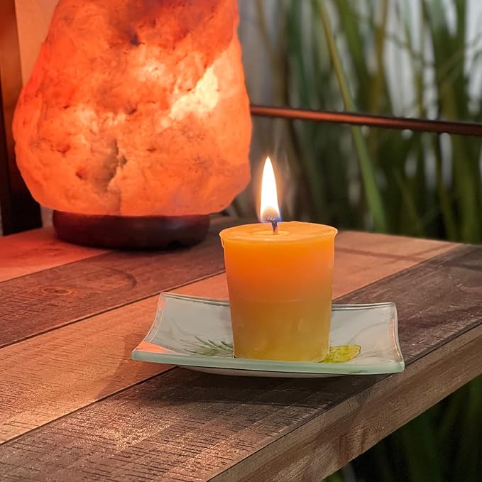 24 Pack of Beeswax Votive Candles - 100% Pure, Natural Beeswax with Natural Light Honey Scent - 15 Hour Burn - Alternative Imagination