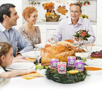 20 Packs Unscented Christmas Advent Votive Candles in Glass, Small Natural Soy Wax Colored Candles with 20pcs Stickers of Hope, Peace, Joy and Love - 5 Pink and 15 Purple