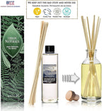 Urban Naturals Reed Diffuser Oil Refill, Crisp Alpine Air Diffuser Oils with Eucalyptus, Pine, Citrus, 4 oz + Free Reed Sticks, Made in The USA