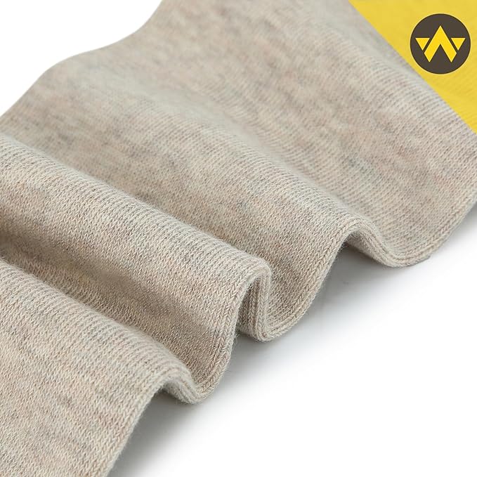 WANDER Men's Dress Socks Cotton Thin Classic Lightweight Socks 6/8 Pairs Solid & Patterned Soft Breathable Socks