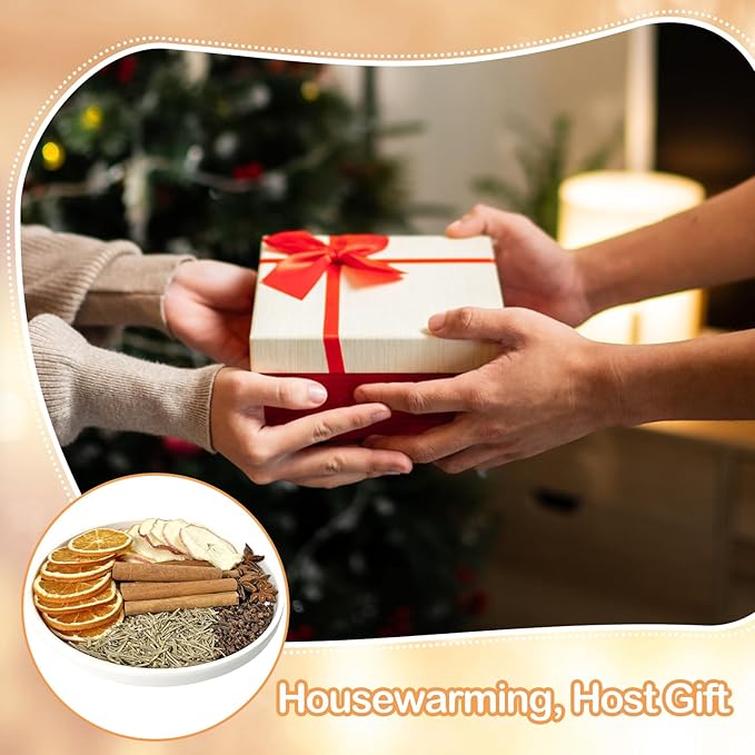 Potpourri Simmering, Warm House Stovetop Potpourri with Cinnamon, Cloves, Apple, Orange, Rosemary and Star Anise, Simmer Pot Ingredients for Home Fragrance, Housewarming, Hostess Gift