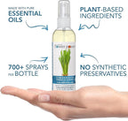 Air Freshener Spray - Odor Eliminator w/Essential Oils - Home, Car & Fabric - Cruelty Free & Vegan - Variety Pack - Lemongrass and Peppermint & Lemon - 2 x 4 fl oz