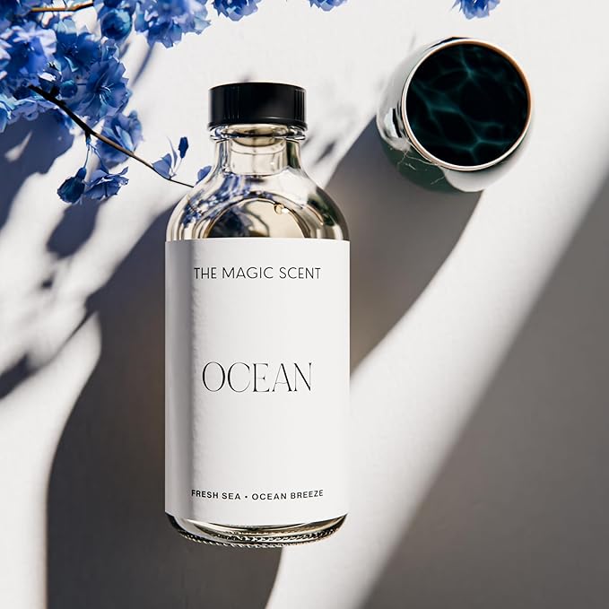 Ocean Diffuser Oil - Hotel & Home Luxury Scents Inspired by Bali Resort - Oil Scents for Home Designed for Use in All Diffusers - 16.9 fl oz, 500 mL