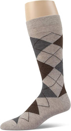 Men’s Argyle Dress Socks, Combed Cotton, Pack of 3