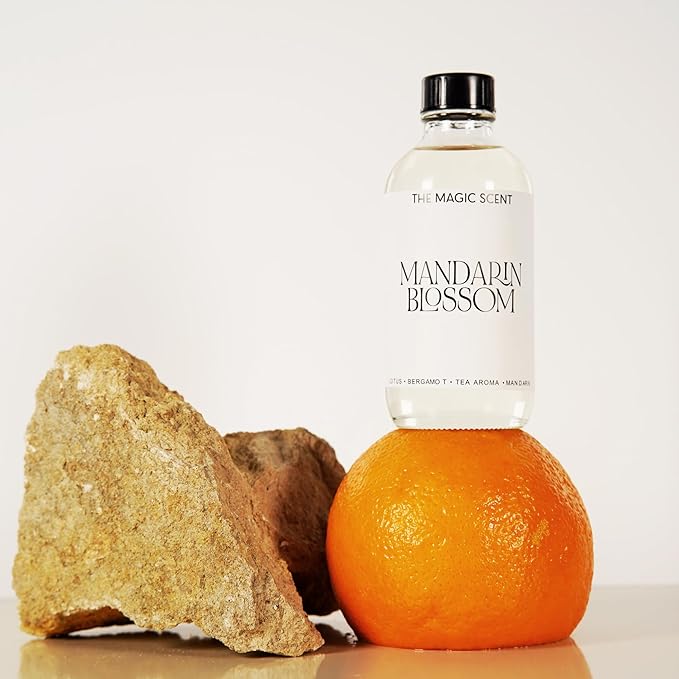 Mandarin Blossom Diffuser Oil - Hotel & Home Luxury Scents Inspired by St. Regis Hotel, Maldives - Diffuser Oil Scents for Home Designed for Use in All Diffusers - 16.9 fl oz, 500 mL