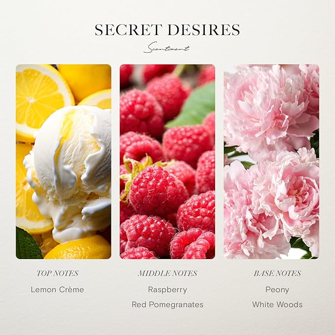 Diffuser Oil - Secret Desires | Aromatherapy Fragrance | Inspired by ARIA® Las Vegas | Notes of Lemon Crème, Vanilla, Raspberry, Pomegranate & Peony (50 mL)