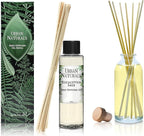 Urban Naturals Eucalyptus & Sage Oil Reed Diffuser Refill and Reed Sticks | Eucalyptus, Sage, Mint, Lime and Cedarwood, 4 oz (2 Pack)