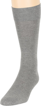 7BigStars Mens Dress Socks – 4 Pack Bamboo Crew Fit, Solid or Patterned, Thin Seamless Breathable Business